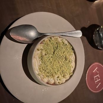 Vela Bar Y Cocina - Pistachio Dessert - Mexican Near Me - Chicago, Illinois Vela Bar Y Cocina - Pistachio Dessert - Mexican Near Me - Chicago, Illinois