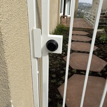 Amber Ornamental Iron - Lock added to existing gate - General Contractors Near Me Amber Ornamental Iron - Lock added to existing gate - General Contractors Near Me