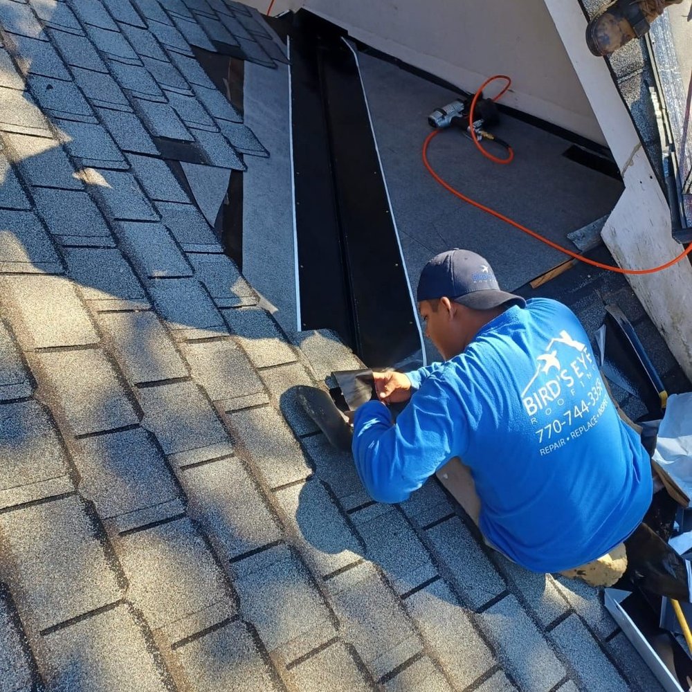 Slide of Bird's Eye Roofing Company