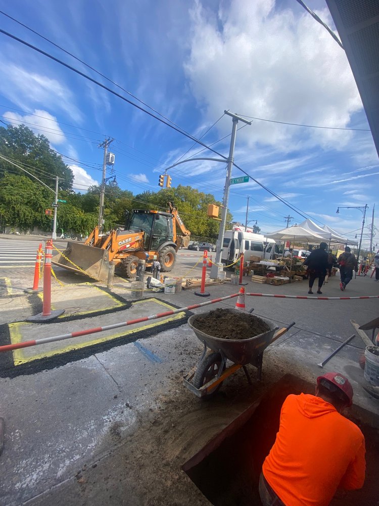 Slide of Empire Water Main & Sewer
