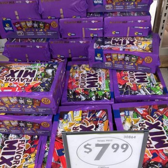 Save A Lot - a display of candy at a grocery store - Grocery Near Me - Knox, Indiana