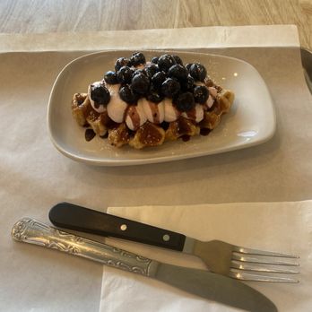 One Day Cafe - Blueberry croffle - Coffee & Tea Near Me - Lakewood, Washington One Day Cafe - Blueberry croffle - Coffee & Tea Near Me - Lakewood, Washington