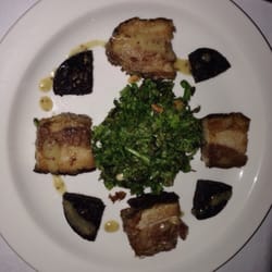 Canal Walk Cafe and Restaurant - Pork belly with black pudding