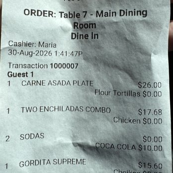 Astorga's Mexican Restaurant - I bring receipts. - Mexican Near Me - Bishop, California