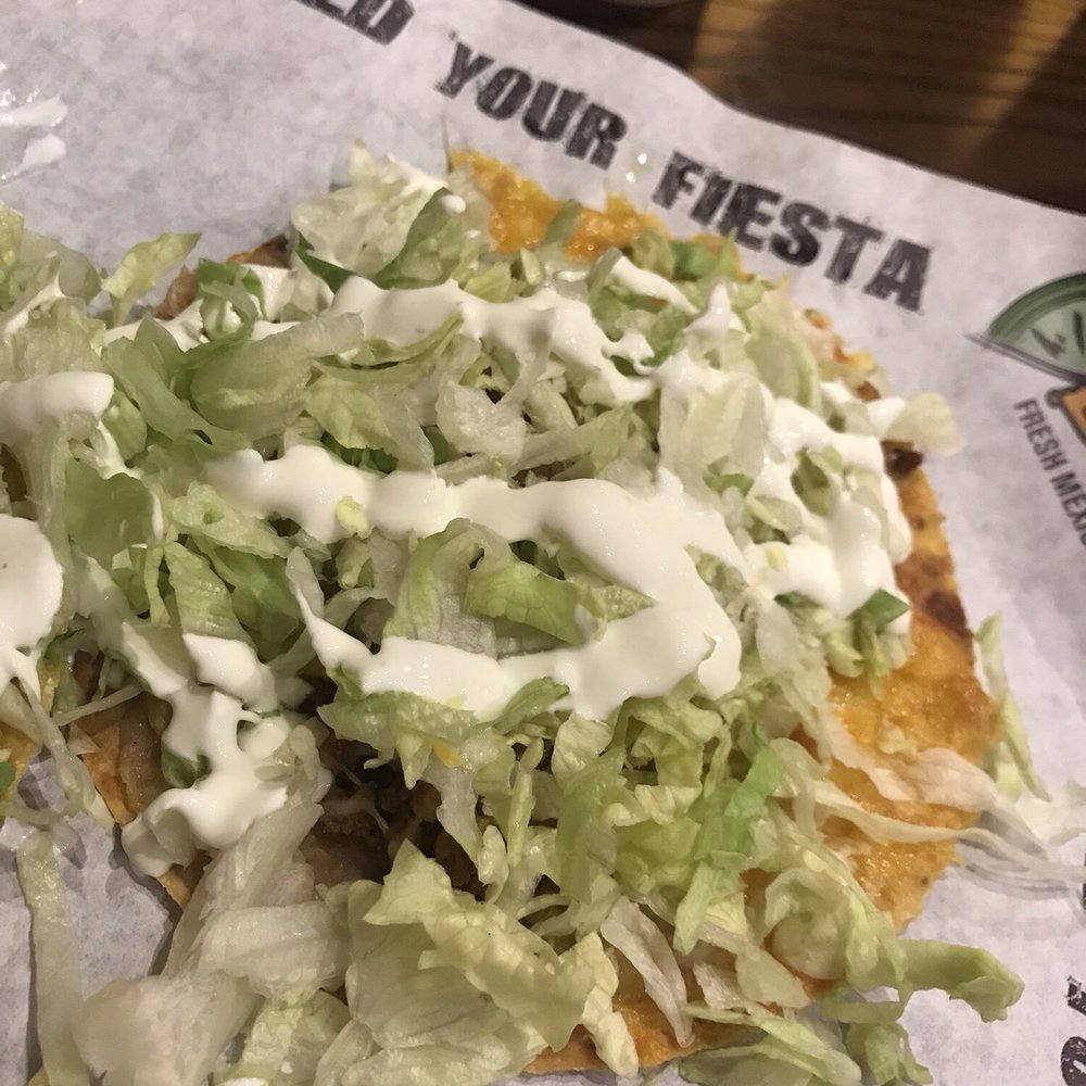 Lime Fresh Mexican Grill - Chicken Tostada without tomato - Mexican Near Me - Doral, Florida Lime Fresh Mexican Grill - Chicken Tostada without tomato - Mexican Near Me - Doral, Florida