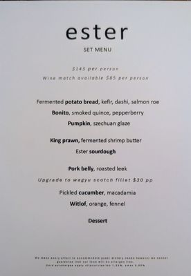 Ester Restaurant by null