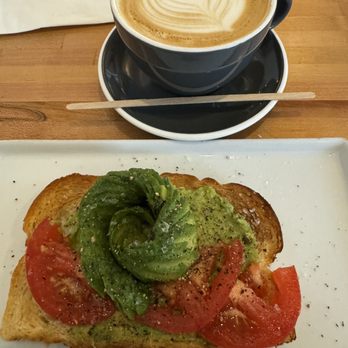 George : Coffee + Provisions - Had the Avocado and tomato toast and a Vanilla Latte. It was great! - Coffee & Tea Near Me - Coppell, Texas George : Coffee + Provisions - Had the Avocado and tomato toast and a Vanilla Latte. It was great! - Coffee & Tea Near Me - Coppell, Texas