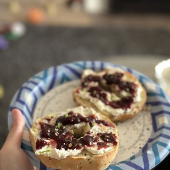 Vons - Everything Bagel, BlackBerry Jam, Cream Cheese, Lime Zest IG: @ammysalamii - Grocery Near Me - Granada Hills, California Vons - Everything Bagel, BlackBerry Jam, Cream Cheese, Lime Zest IG: @ammysalamii - Grocery Near Me - Granada Hills, California