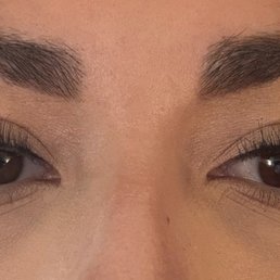 Lash Lift and Tint. I do have on some eyeliner in this photo, but no mascara. This picture was taken 2 days after my appointment. Lash Lift and Tint. I do have on some eyeliner in this photo, but no mascara. This picture was taken 2 days after my appointment.