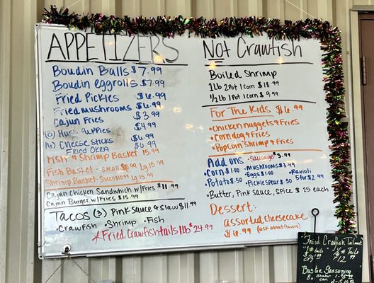 Menu photo 1 Buster’s Crawfish - Porter Conroe, TX Menu photo 1 Buster’s Crawfish - Porter Conroe, TX