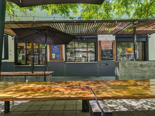 Maple Block Barbecue by null