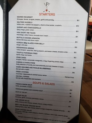 Menu photo 4 Persimmon’s Restaurant Baldwinsville, NY