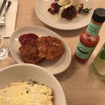 Egg Shop - Hash brown (middle) were so good - Breakfast & Brunch Near Me - Brooklyn, New York Egg Shop - Hash brown (middle) were so good - Breakfast & Brunch Near Me - Brooklyn, New York