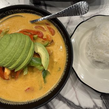 Spoon + Fork Thai Kitchen Frisco - Panang salmon avocado - Thai Near Me - Frisco, Texas Spoon + Fork Thai Kitchen Frisco - Panang salmon avocado - Thai Near Me - Frisco, Texas