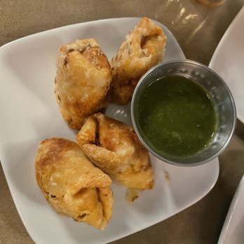 Veda - Modern Indian Bistro - Vegetable Samosas (V) - Indian Near Me - Philadelphia, Pennsylvania Veda - Modern Indian Bistro - Vegetable Samosas (V) - Indian Near Me - Philadelphia, Pennsylvania