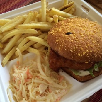 Steinfels Restaurant - Awesome chicken burger & slaw and very good fries!!! - Breweries Near Me - Zürich, ZH