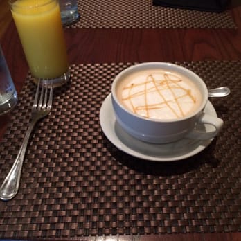 Eli's Table - Lovely orange juice and caramel latte :) - Southern Near Me - Charleston, South Carolina
