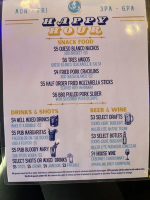 Menu photo 8 Ivar's River Pub San Marcos, TX