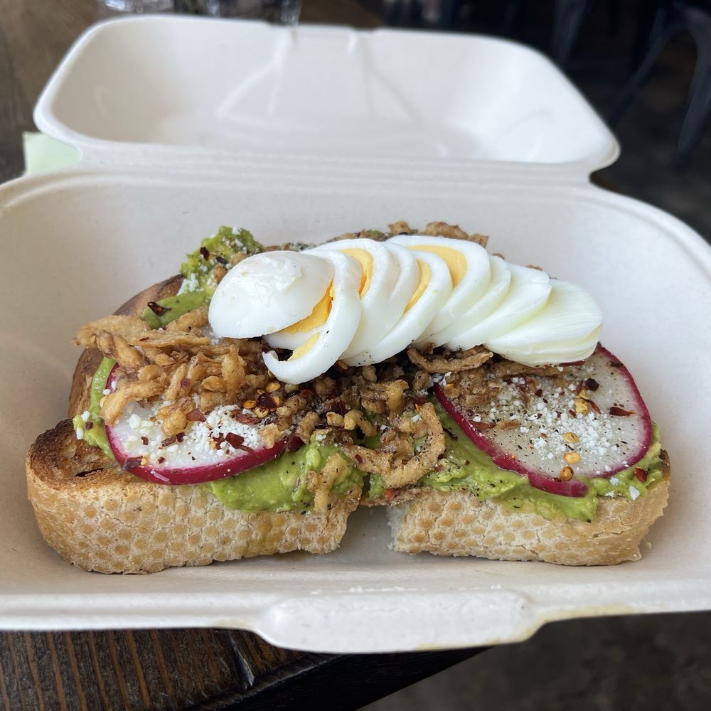 Big House Beans - Avocado toast with egg - Coffee & Tea Near Me - Brentwood, California Big House Beans - Avocado toast with egg - Coffee & Tea Near Me - Brentwood, California