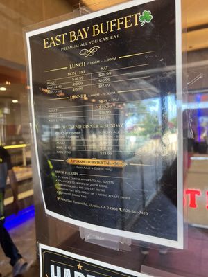 Menu photo 1 East Bay Buffet Dublin, CA Menu photo 1 East Bay Buffet Dublin, CA
