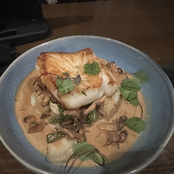 Delaney's Tavern - Pan roasted sea bass - New American Near Me - Orlando, Florida