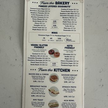 Parlor Doughnuts - September 2025 menu - Donuts Near Me - Nashville, Tennessee