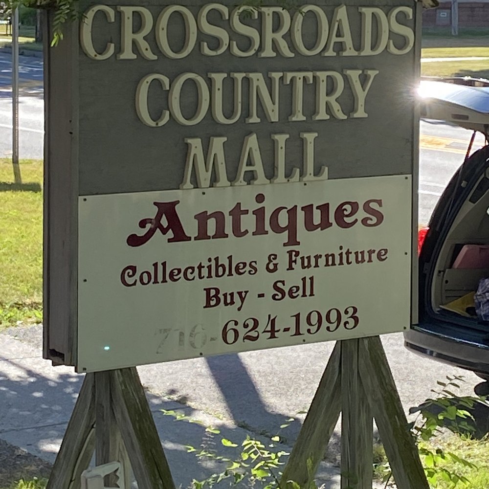 Crossroads Country Mall - Sign in front of the building - Antiques Near Me - Lima, New York Crossroads Country Mall - Sign in front of the building - Antiques Near Me - Lima, New York