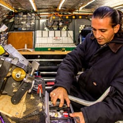 DML Locksmith Services - Inside our work van