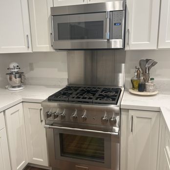 Just Joe Handyman Service - Thermador gas range and overhead mounted microwave complete install - Handyman Near Me Just Joe Handyman Service - Thermador gas range and overhead mounted microwave complete install - Handyman Near Me