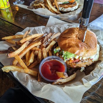 Allen Burger Venture - Southwest chicken burger and fries - Burgers Near Me - Buffalo, New York Allen Burger Venture - Southwest chicken burger and fries - Burgers Near Me - Buffalo, New York