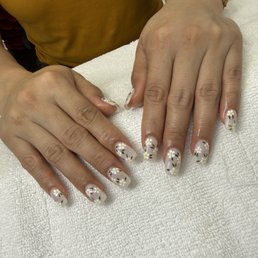 my moms nails! so pretty, very nice and accommodating staffs. my moms nails! so pretty, very nice and accommodating staffs.