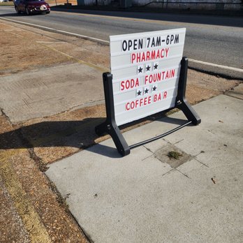 Adams Family Pharmacy - Outside signage, store hours - Pharmacy Near Me - Cuthbert, Georgia