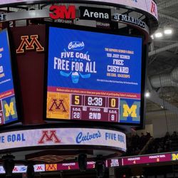 3M Arena At Mariucci - Free Culver's