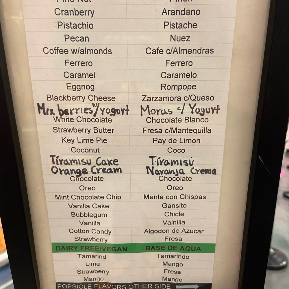 Vida Dulce - Ice cream flavors - Ice Cream & Frozen Yogurt Near Me - Cary, North Carolina Vida Dulce - Ice cream flavors - Ice Cream & Frozen Yogurt Near Me - Cary, North Carolina