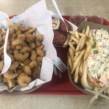 Shrimp N Stuff - Popcorn shrimp dinner and shrimp salad po boy - Seafood Near Me - Galveston, Texas Shrimp N Stuff - Popcorn shrimp dinner and shrimp salad po boy - Seafood Near Me - Galveston, Texas