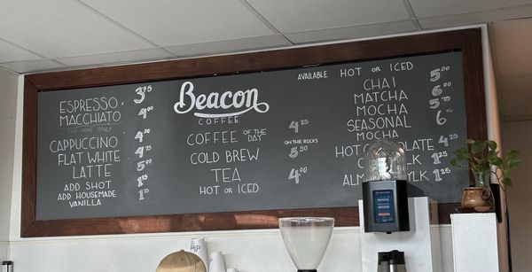 Menu photo 1 Beacon Coffee Company Ventura, CA Menu photo 1 Beacon Coffee Company Ventura, CA