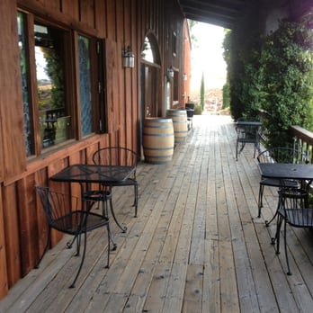 The Pinnacle Restaurant  - Porch tasting area - Mediterranean Near Me - Temecula, California