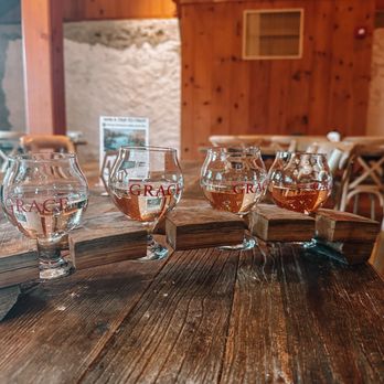 Grace Winery - White Wine Flight - Wineries Near Me - Glen Mills, Pennsylvania