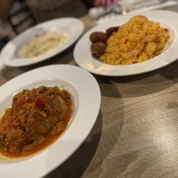 Cayo Caribe - Monfongo with crab, shrimp rice, fettuccine