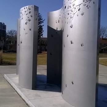 Silver Fall II - Silver Fall II by Scott Westphal 2017 - Public Art Near Me Silver Fall II - Silver Fall II by Scott Westphal 2017 - Public Art Near Me