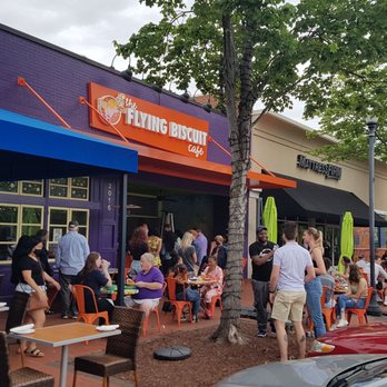 The Flying Biscuit Cafe - Packed on Sunday Morning - Breakfast & Brunch Near Me - Raleigh, North Carolina