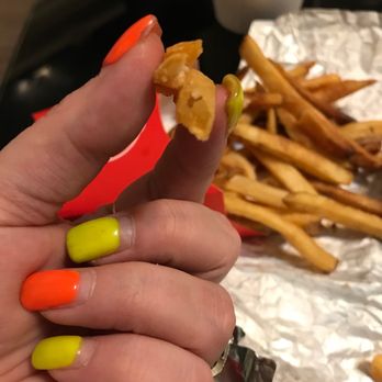 Wendy's - Fries that were so cold and so burnt that the potato inside was non existent. - Fast Food Near Me - Covington, Louisiana