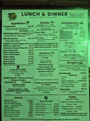 Menu photo 3 Port A Beachlodge Port Aransas, TX Menu photo 3 Port A Beachlodge Port Aransas, TX
