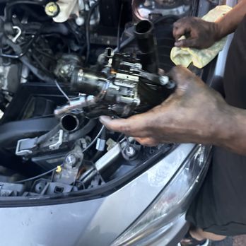 M & J Mobile Services - Removal and replacement of Thermostat on 2019 Mercedes Benz - Auto Repair Near Me M & J Mobile Services - Removal and replacement of Thermostat on 2019 Mercedes Benz - Auto Repair Near Me