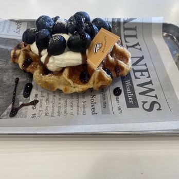 Diamond Coffee N Pastry - Blueberry croffle - Coffee & Tea Near Me - San Francisco, California Diamond Coffee N Pastry - Blueberry croffle - Coffee & Tea Near Me - San Francisco, California