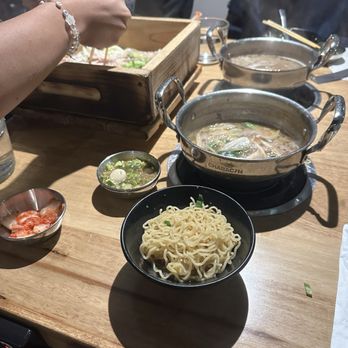 dPot Unlimited - Half pork belly and half galbi stacker - Hot Pot Near Me - Irvine, California