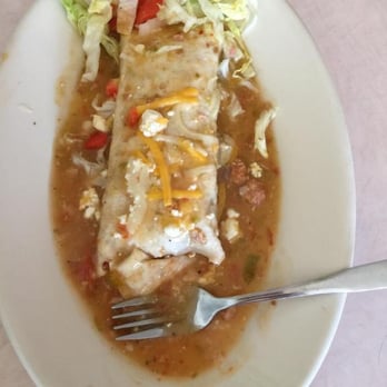 La Fuente - My smothered deluxe burrito with 5 pieces of cheese. Price, $8. - Mexican Near Me - Denver, Colorado