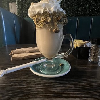 Bistro Cafe - Pistachio coffee! Nice presentation but not the Caffeine punch you need - Puerto Rican Near Me - San Juan, Puerto Rico Bistro Cafe - Pistachio coffee! Nice presentation but not the Caffeine punch you need - Puerto Rican Near Me - San Juan, Puerto Rico
