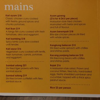 Mamak - Menu - Malaysian Near Me - Haymarket, NSW Mamak - Menu - Malaysian Near Me - Haymarket, NSW