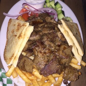 Green Corner Restaurant - Gyro Plate the fries were so good everything was so yummy! - Mediterranean Near Me - Mesa, Arizona